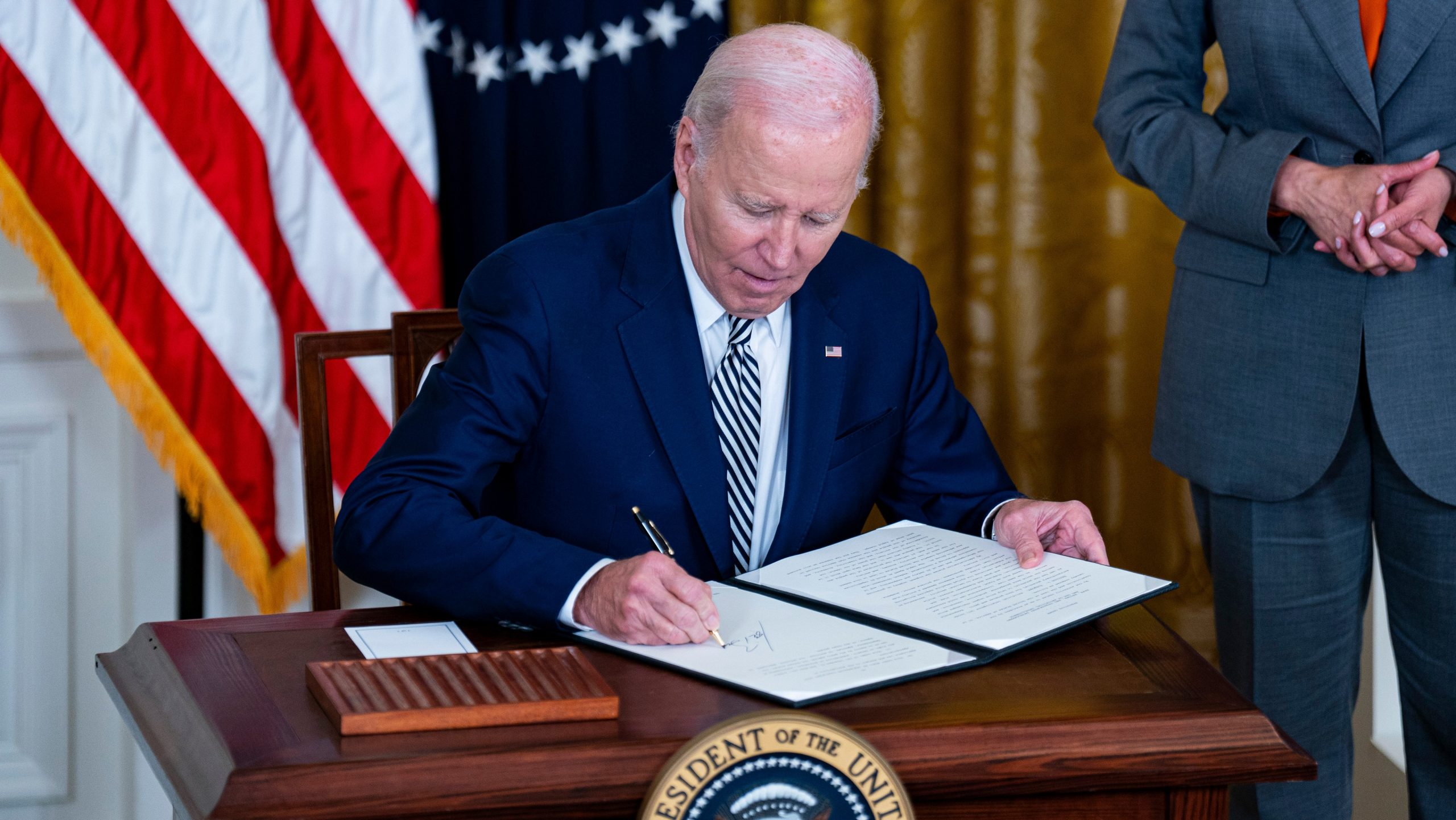 US President Joe Biden signs executive order ‘to protect Americans from the potential risks of AI systems’