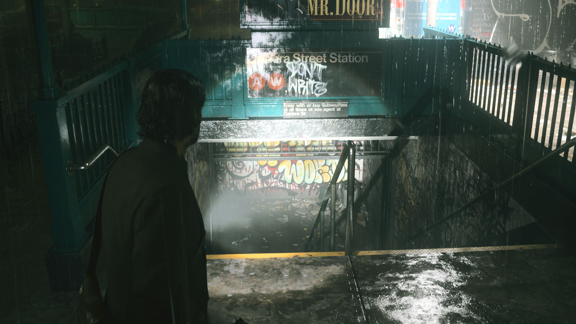 How to enter Caldera St. Station in Alan Wake 2