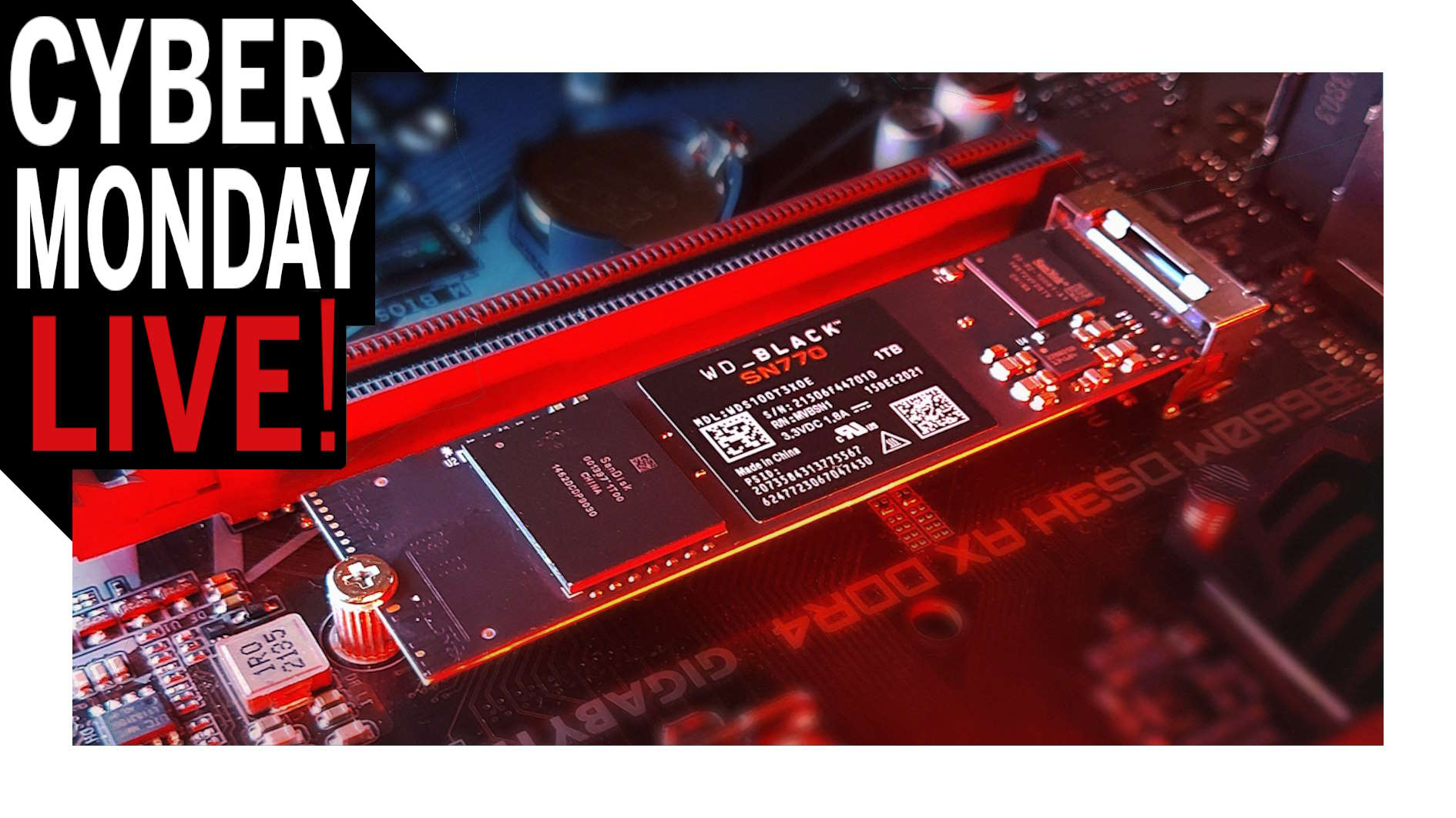 I’m tracking all the best Cyber Monday SSD deals live right now, join me in my palace of storage dreams