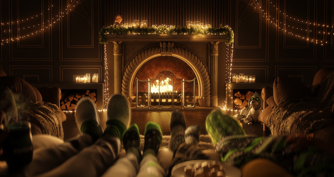 NVIDIA Holiday Card Glows Gold and Green on Cold Winter’s Eve