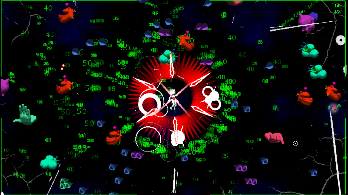 Here’s one for people who like Vampire Survivors, bullet hell, and when games go all meta and screw with you