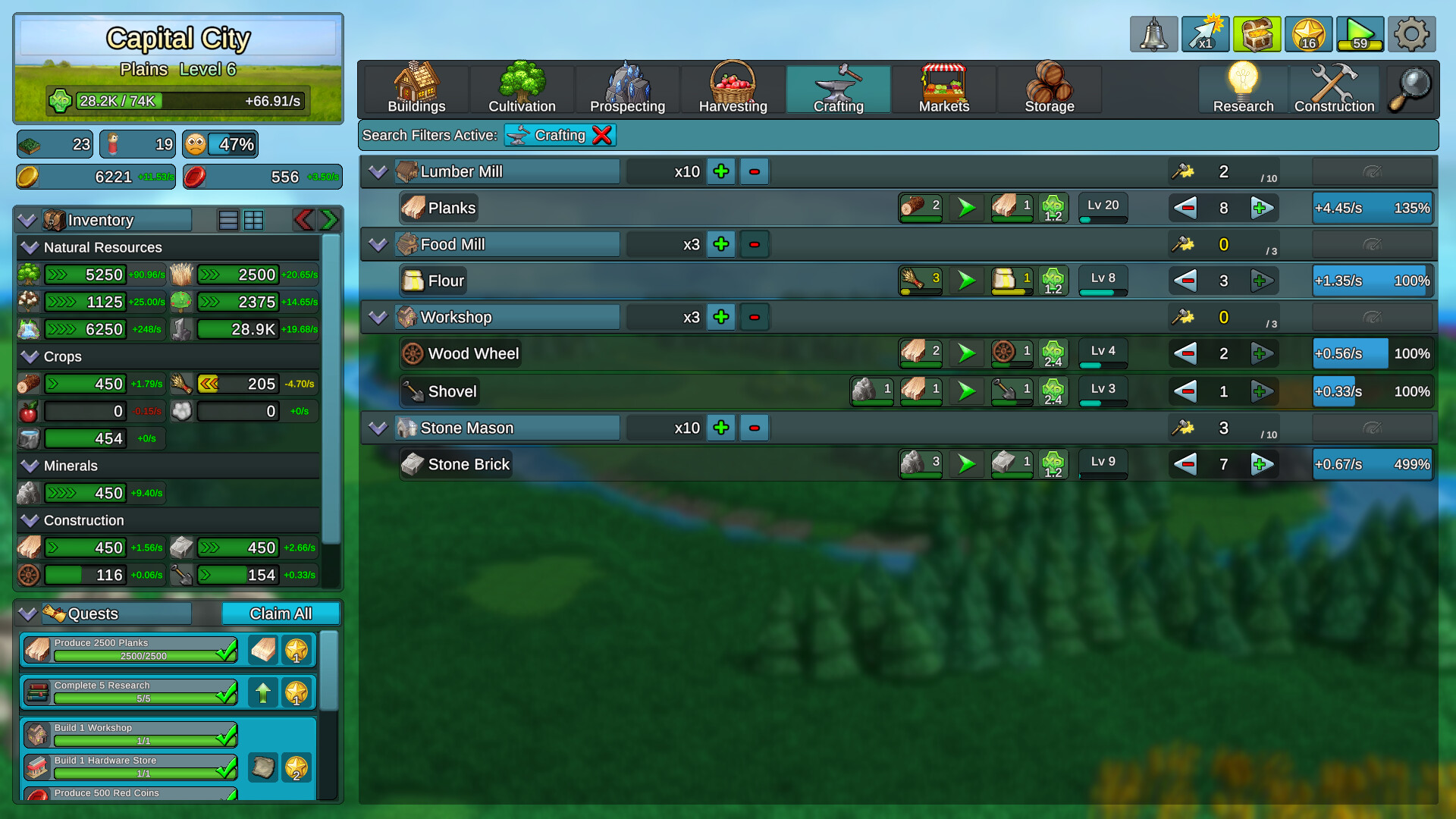 Spinoff of cute little Factory Town turns it into a sprawling spreadsheet exercise