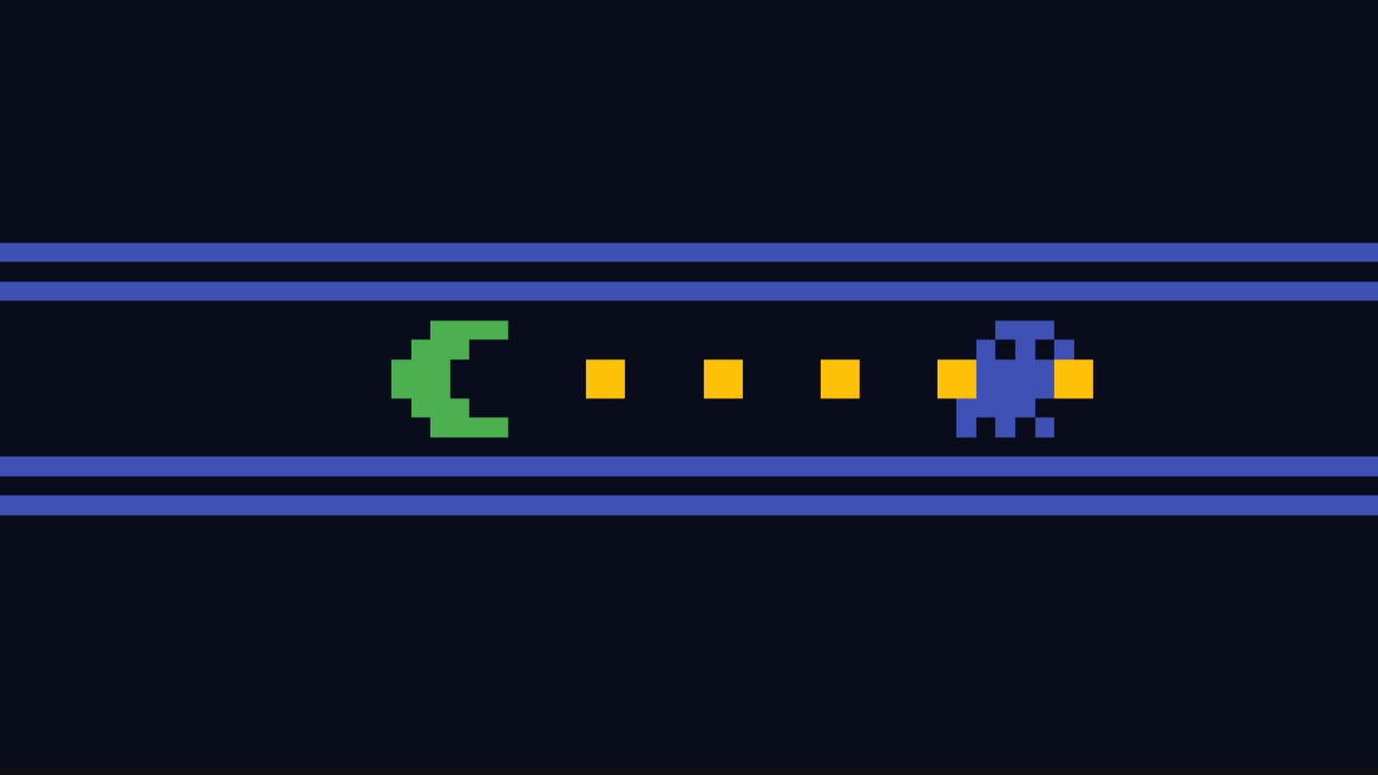 This Pac-Man inspired one-button corridor-gobbler just ate several hours of my day