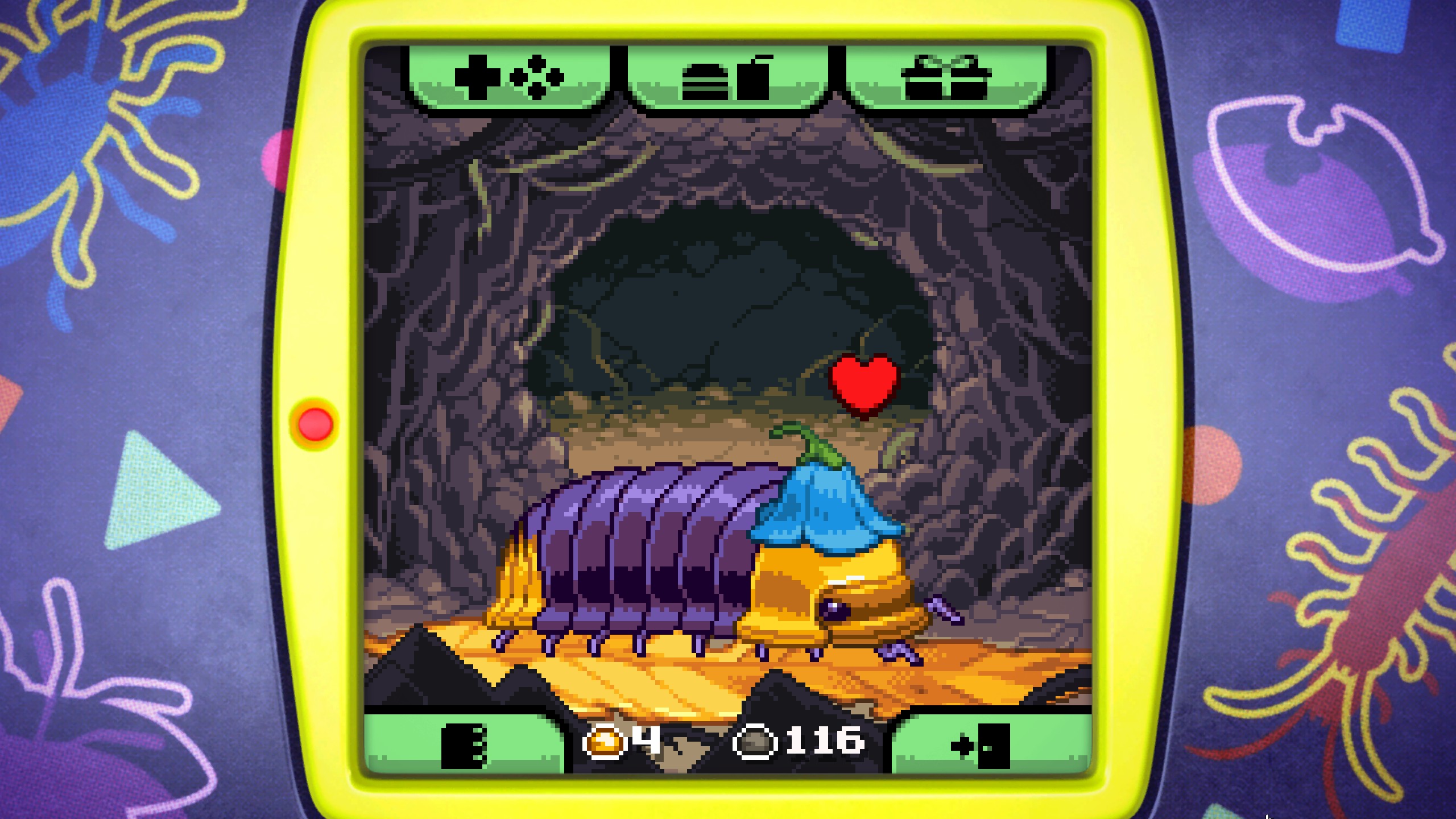 Thanks to this Tamagotchi-like critter care game I now believe that bugs can be cute too