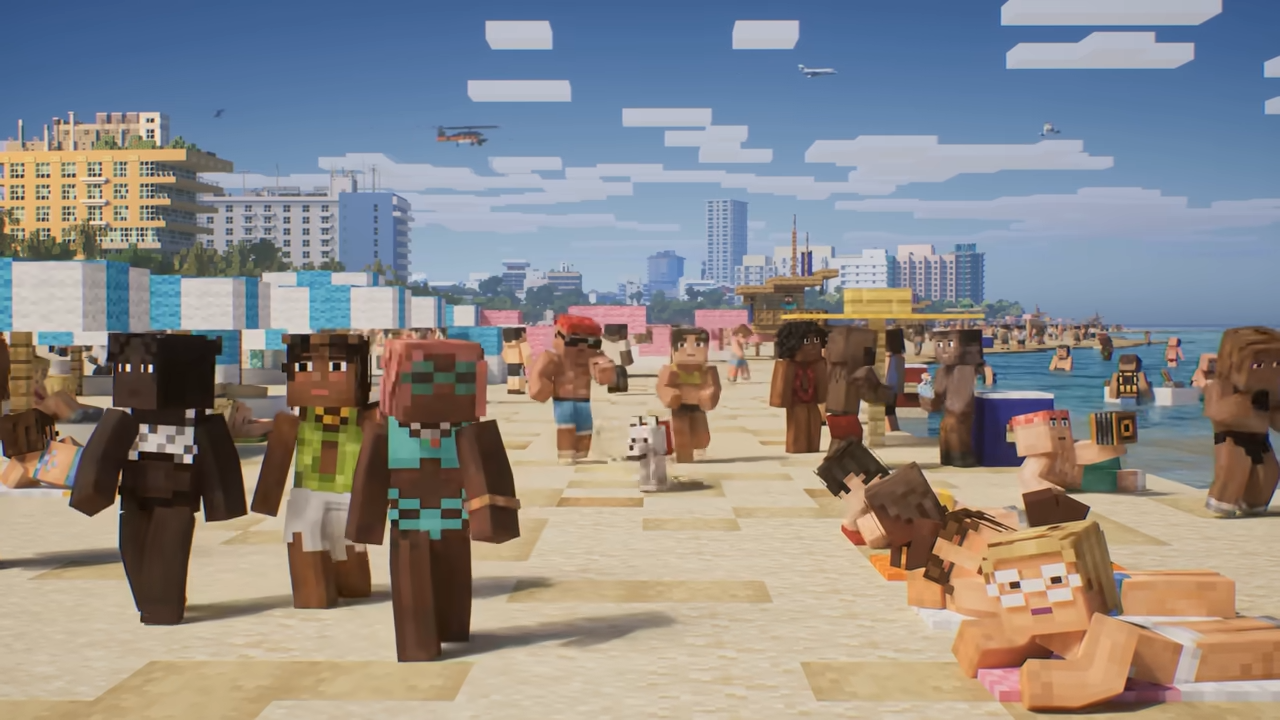Here’s the Grand Theft Auto 6 trailer perfectly recreated in Minecraft