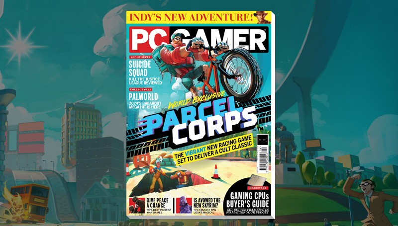 PC Gamer magazine’s new issue is on sale now: Parcel Corps