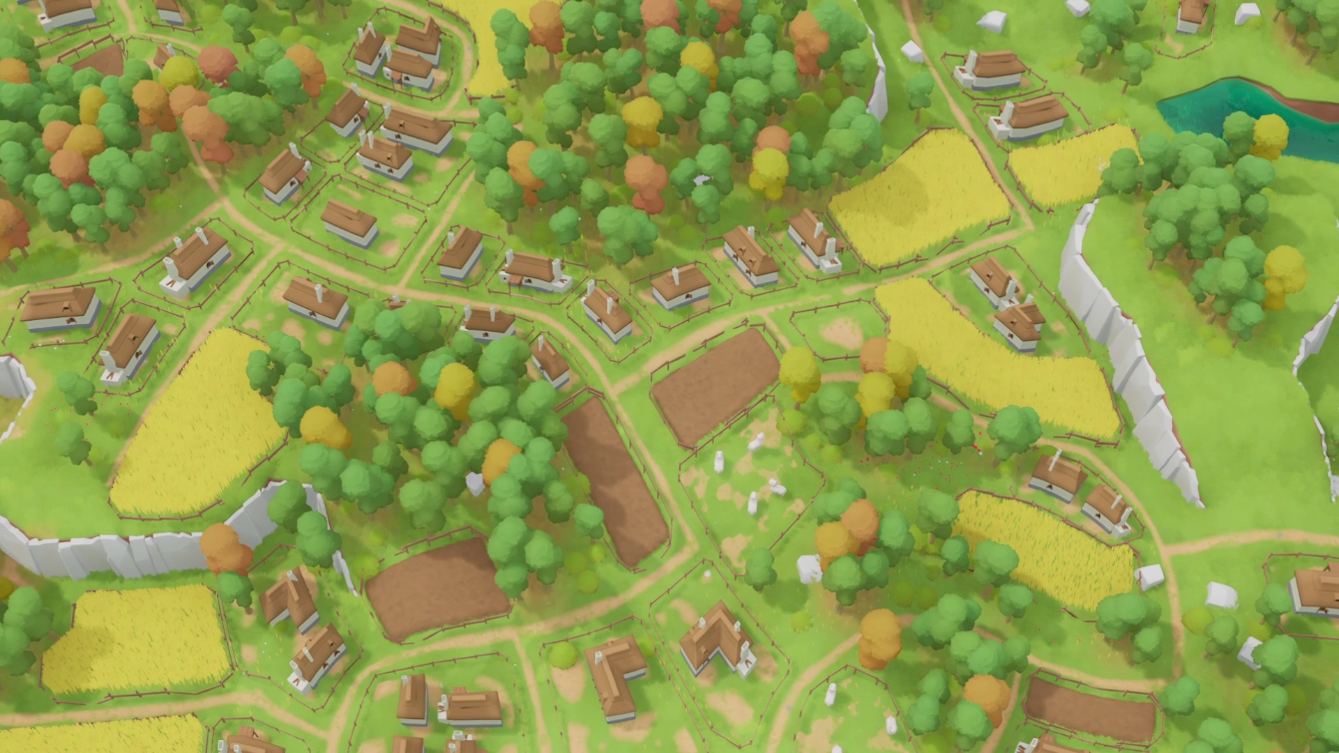 This chill city builder lets you create buildings, farms, and fields simply by drawing shapes