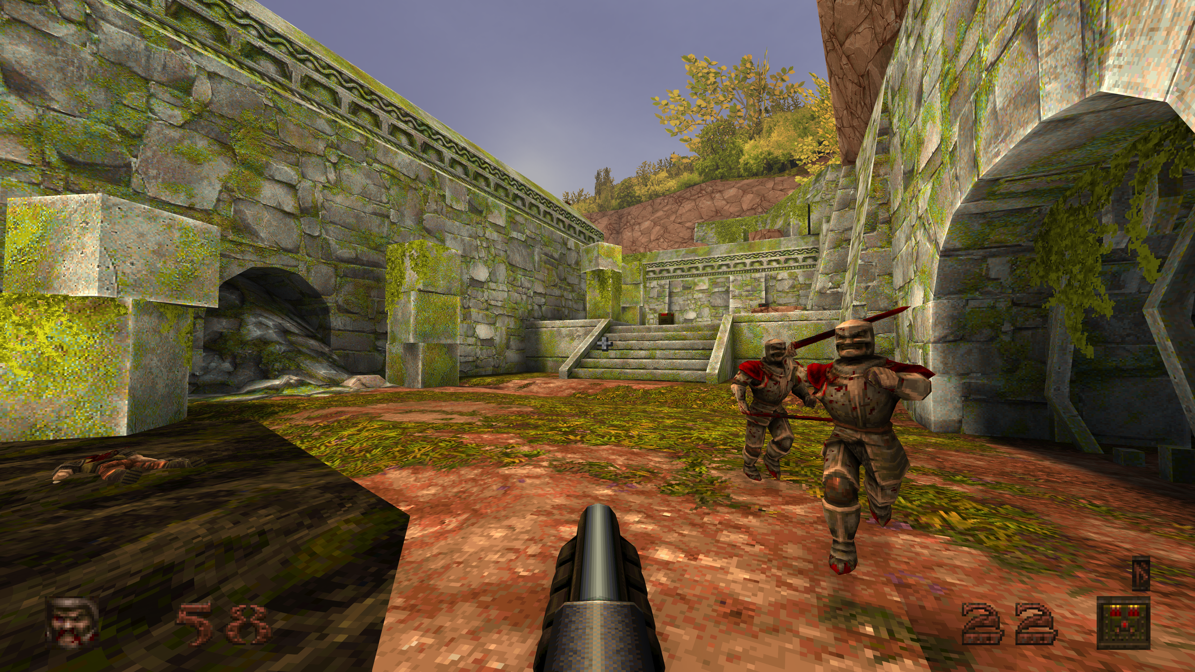 This Quake level pack transforms iconic multiplayer maps into thrilling singleplayer death mazes