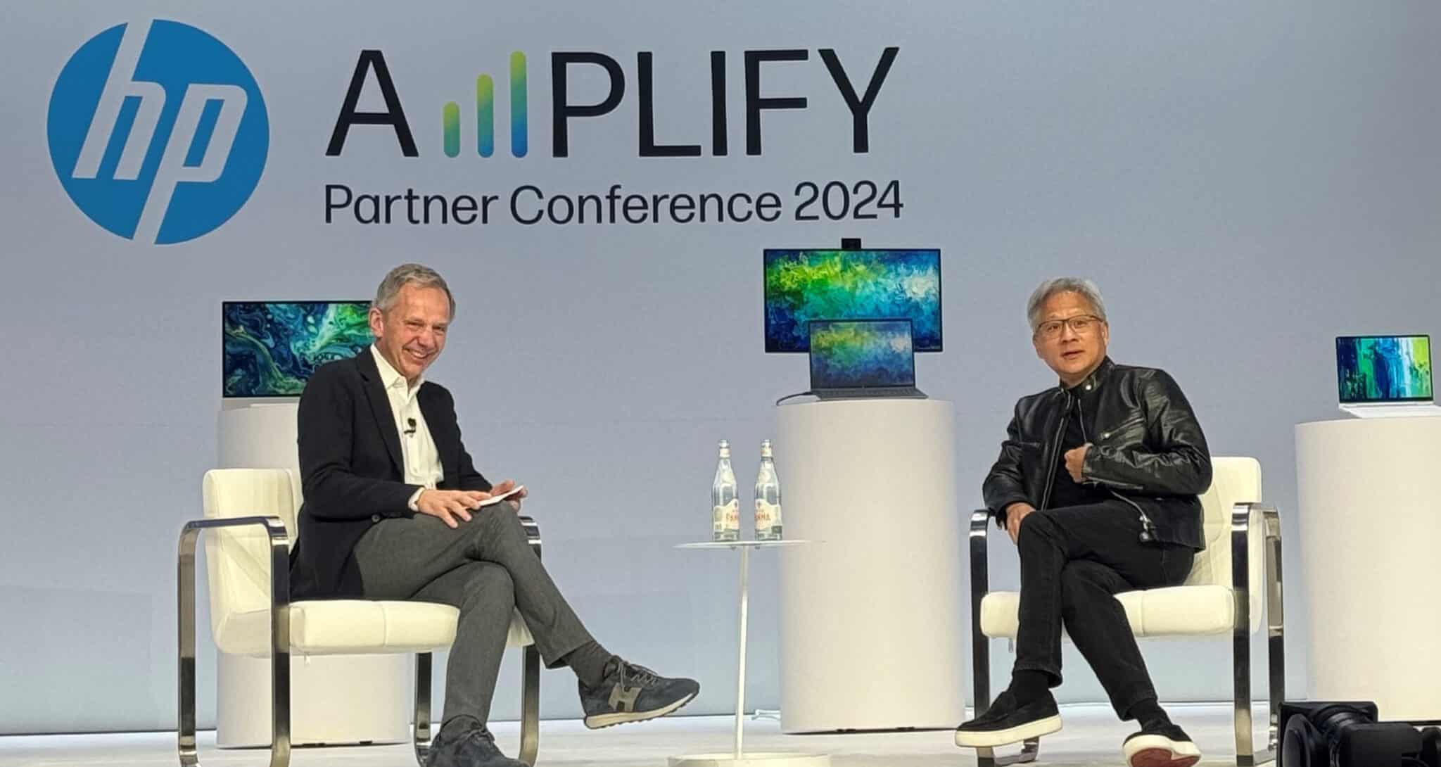 LLMs Land on Laptops: NVIDIA, HP CEOs Celebrate AI PCs