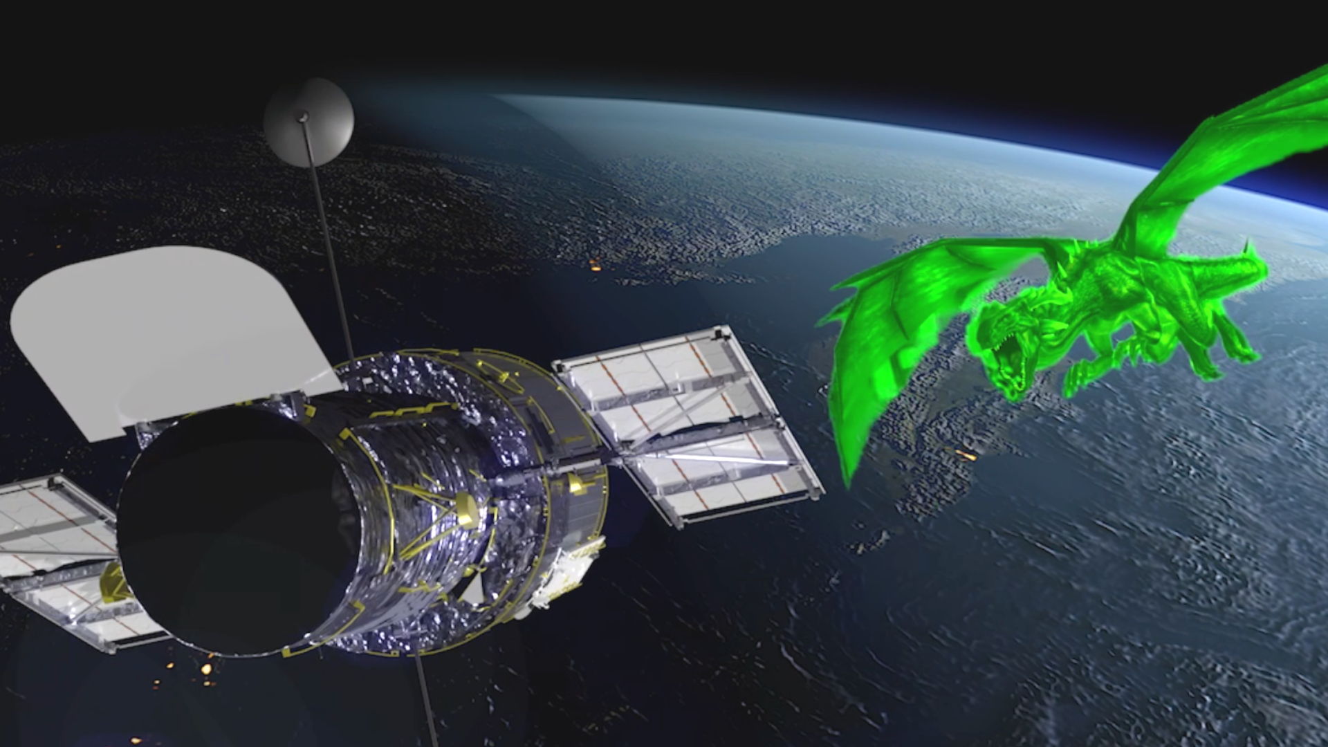 NASA releases an official tabletop adventure that’s brave enough to ask: what would Earth be like if a dragon kidnapped a bunch of D&D wizards and stole the Hubble Space Telescope