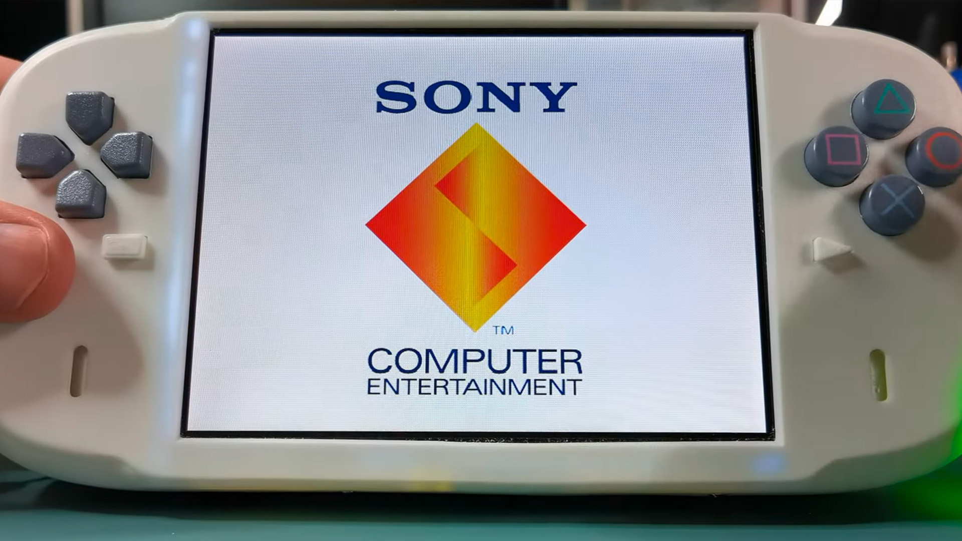 Here’s a portable PS1 built from the remnants of an actual console and it only took folding the motherboard ‘like a book’