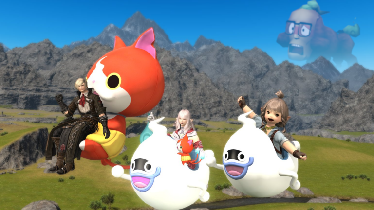 Final Fantasy 14 is bringing its Yo-kai Watch crossover back after 4 years, offering weapon glams, mounts, and a minion we crowned ‘the ugliest MMO pet of all time’