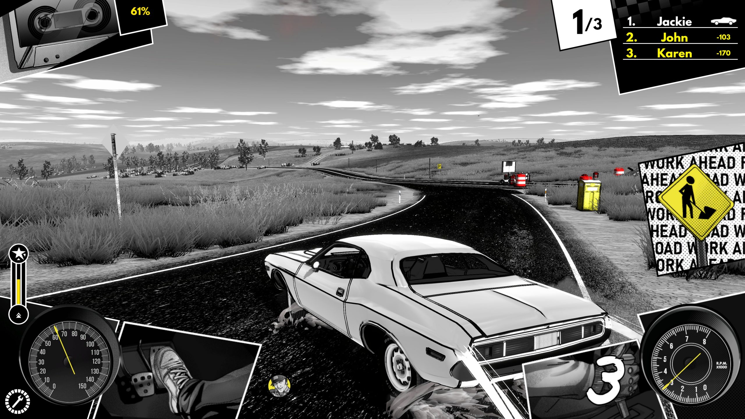 Heading Out is a stylish, narrative-focused driving game inspired by classic road flicks of the ’70s and ’80s