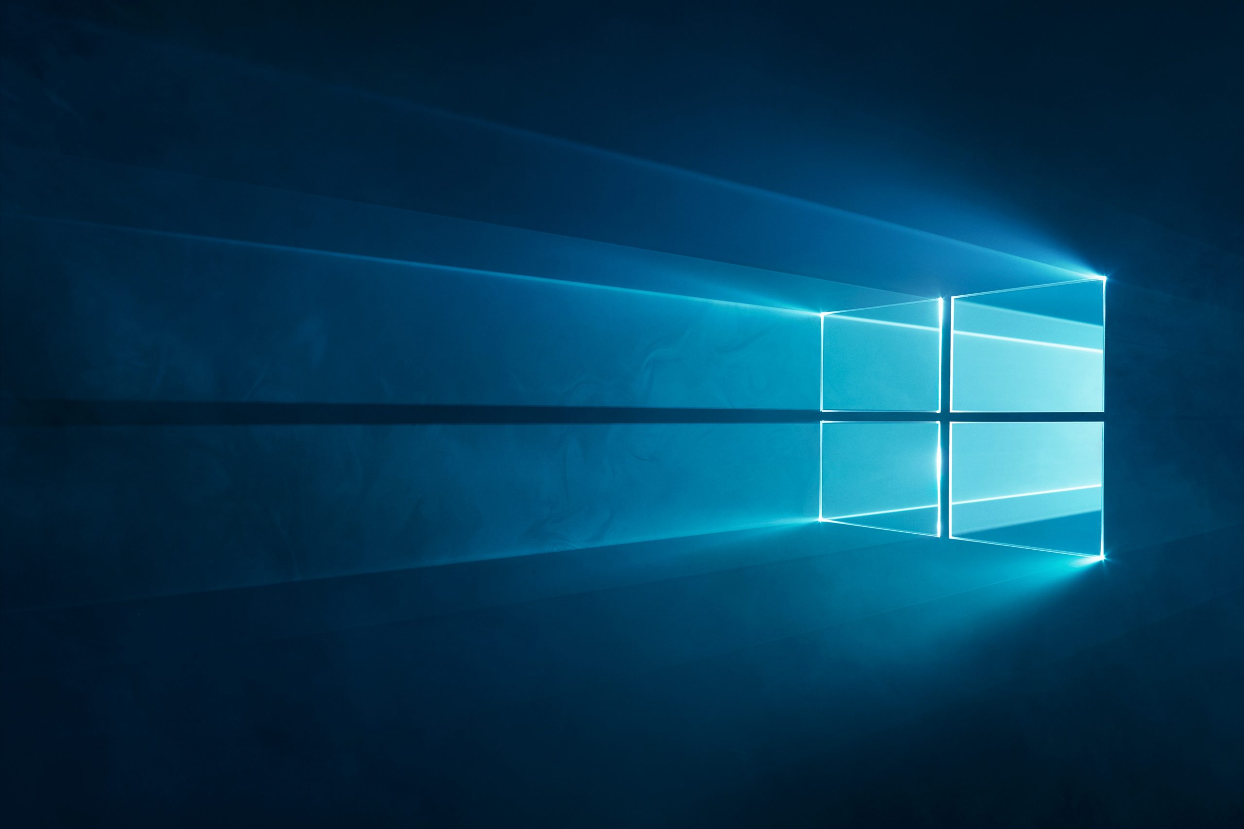 I was shocked to find out the Windows 10 desktop background wasn’t computer generated, but a picture of lasers being shot through an actual window