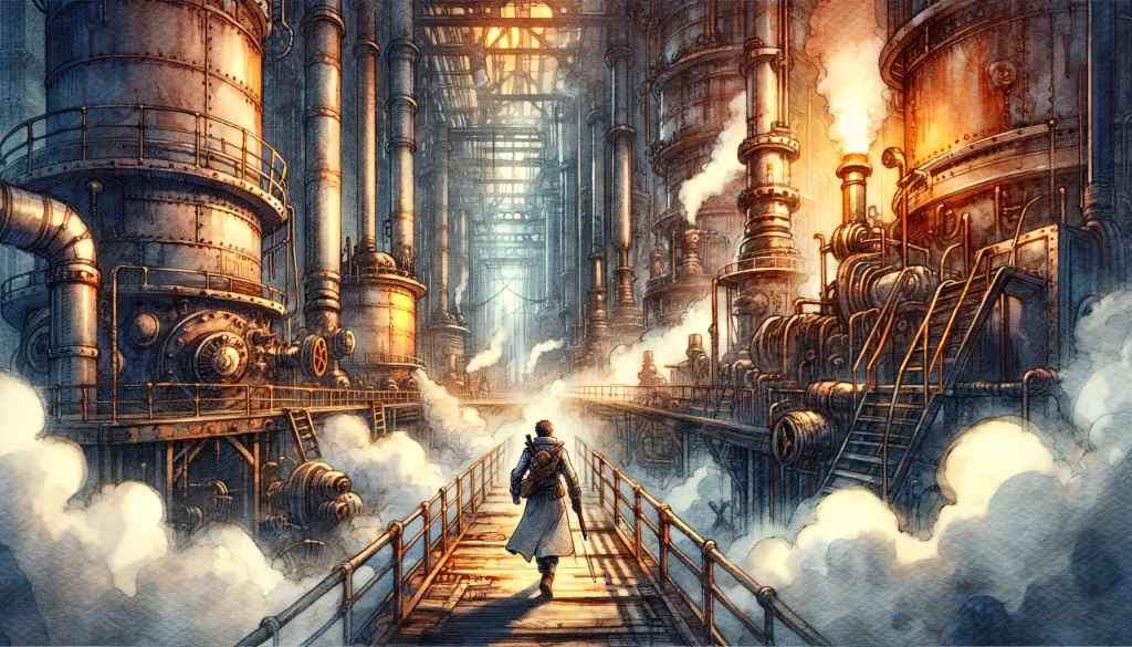 100 Steampunk RPG Random Encounters: Industrial Wasteland