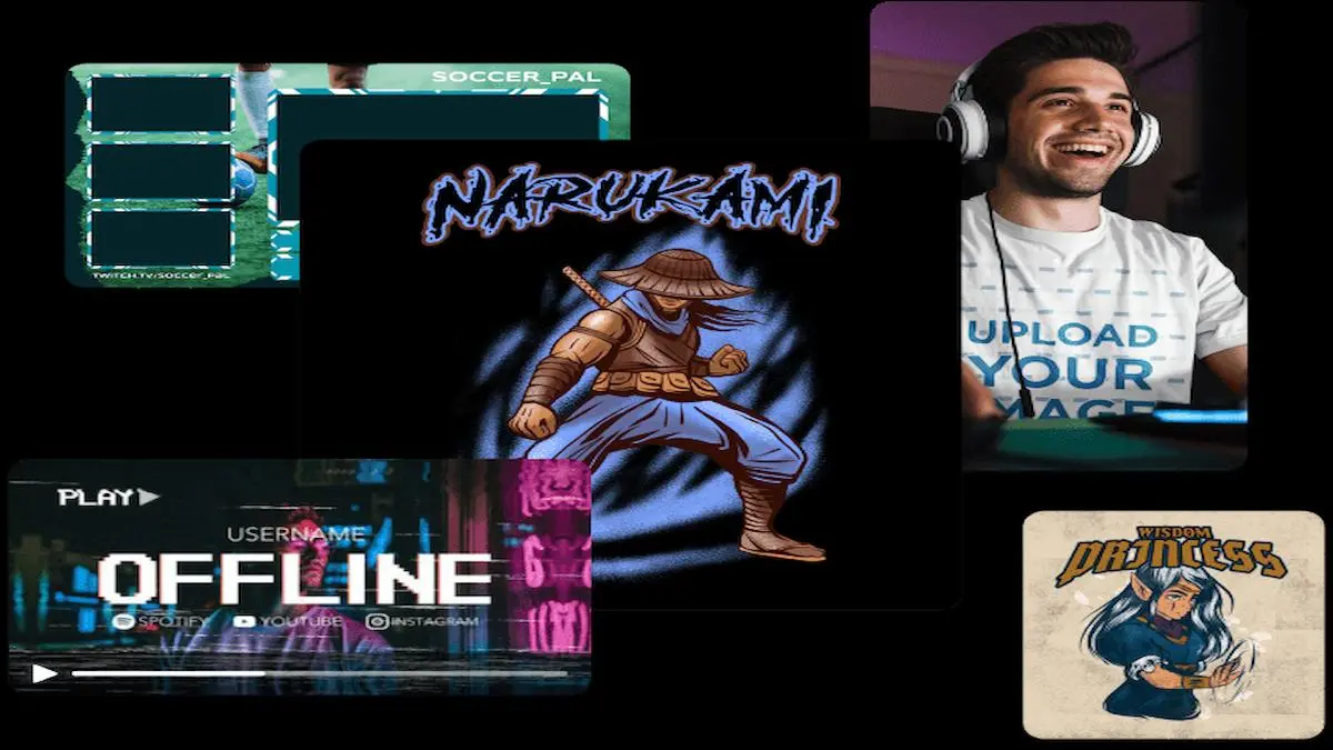 Want to create your own gaming or streaming designs? Check out Placeit’s Logo Maker tool to take your visuals to the next level!