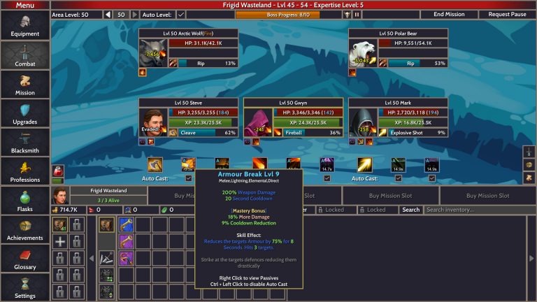 Lootun is an auto-battling RPG for people who just really love managing their party’s gear