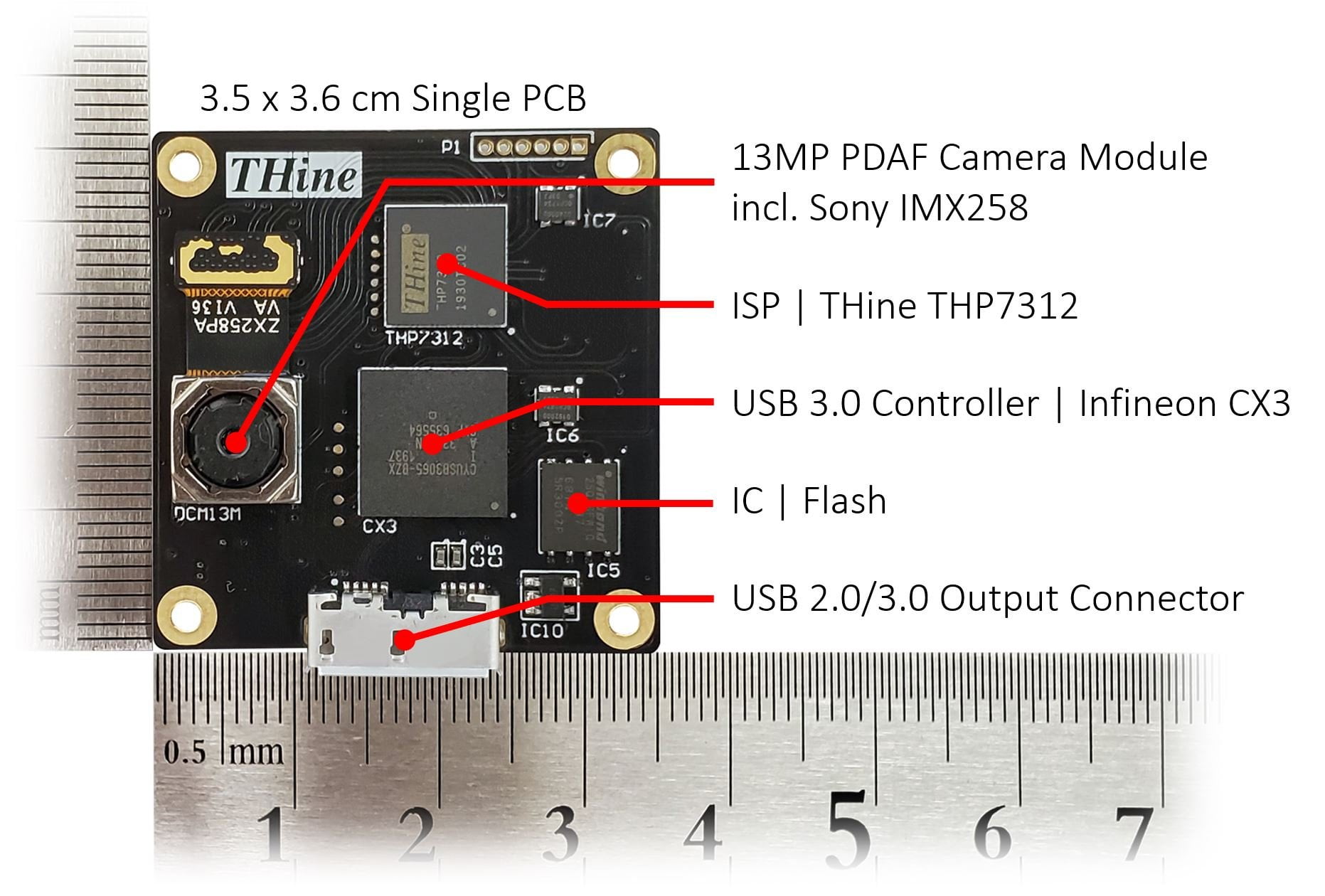 THEIA-CAM 13 Megapixel Autofocus UVC Camera