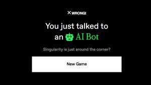This viral Chatroulette-style browser game challenges you to figure out if your partner is human or AI, and I keep failing