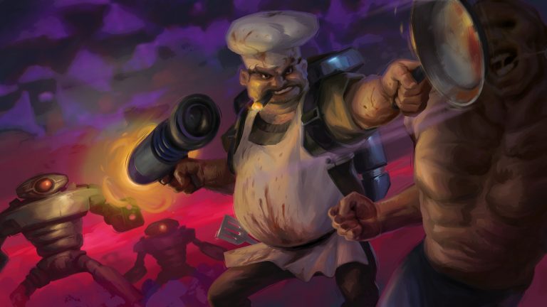 Nightdive’s next game, about a chef in space who battles aliens with a frying pan, is coming next week