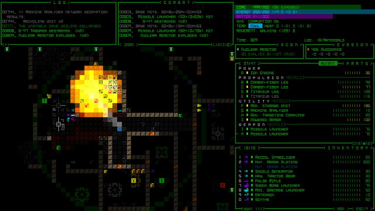 Robot roguelike Cogmind outlines three free expansions for its ultra-customizable scrapbots