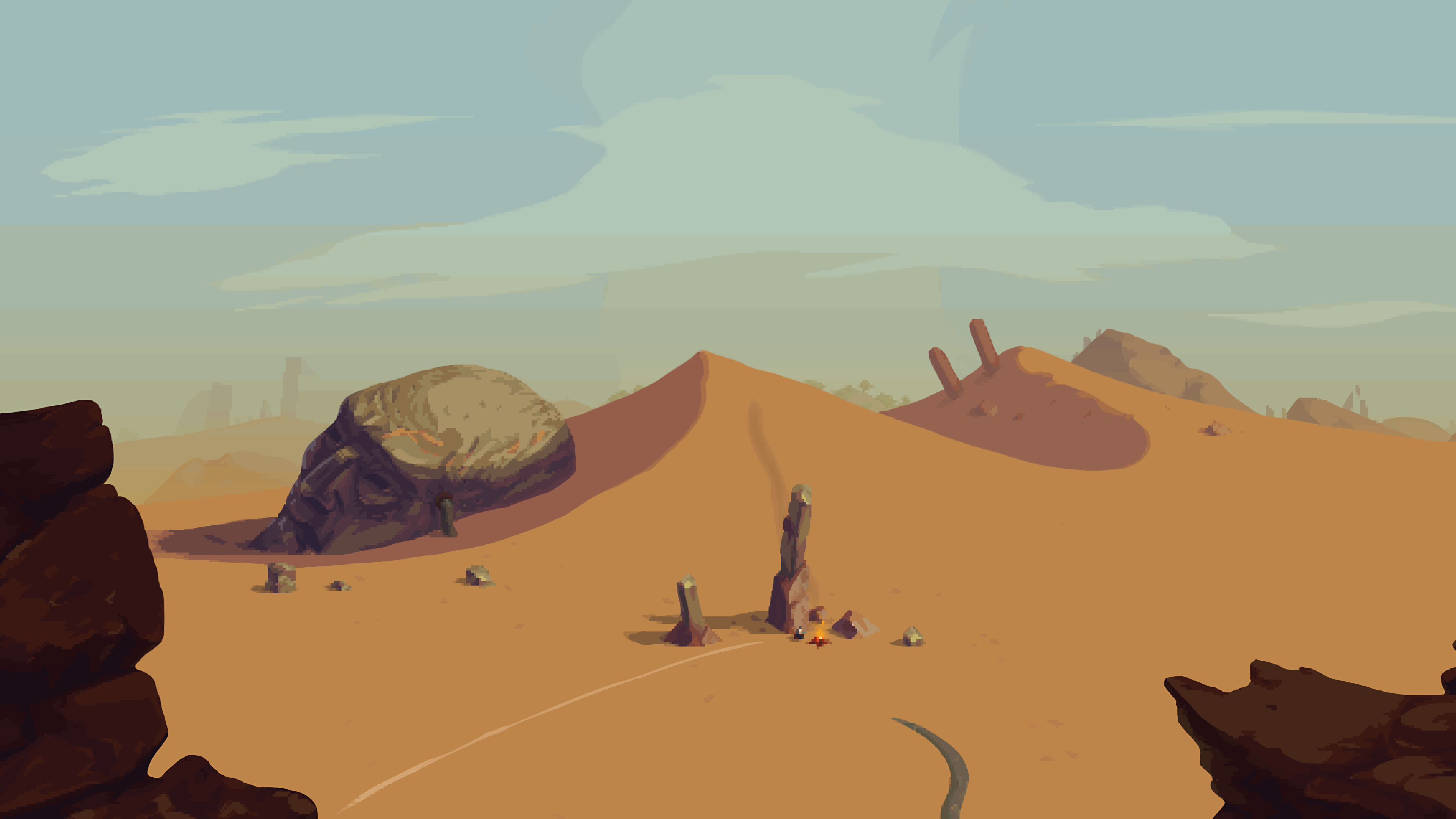 Lorn Vale is a free-roaming apocalyptic RPG where ‘interaction carries weight’—you also play as a naked dude wandering the desert
