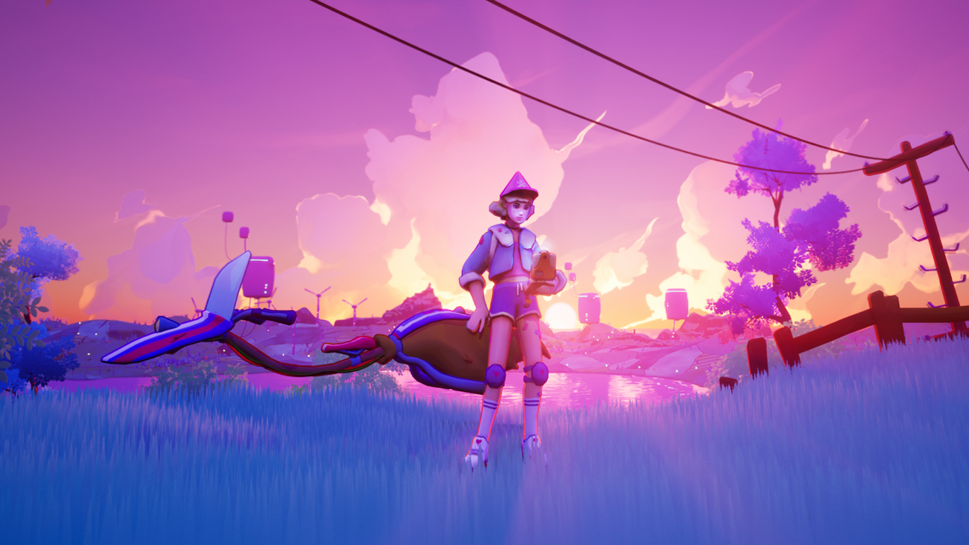 Get a gig as a broom bike courier in this solarpunk adventure inspired by Kiki’s Delivery Service