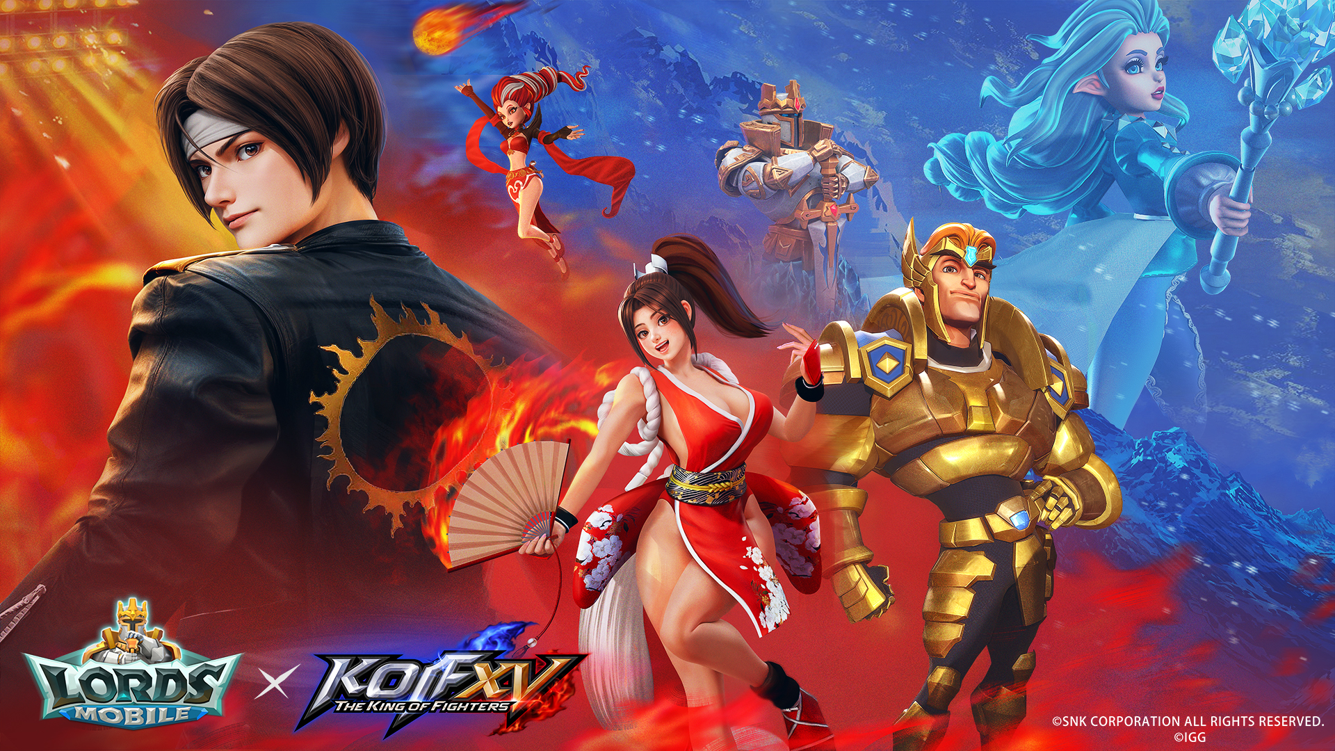 Lords Mobile is getting ready for the next battle as it kicks off collaboration with THE KING OF FIGHTERS XV