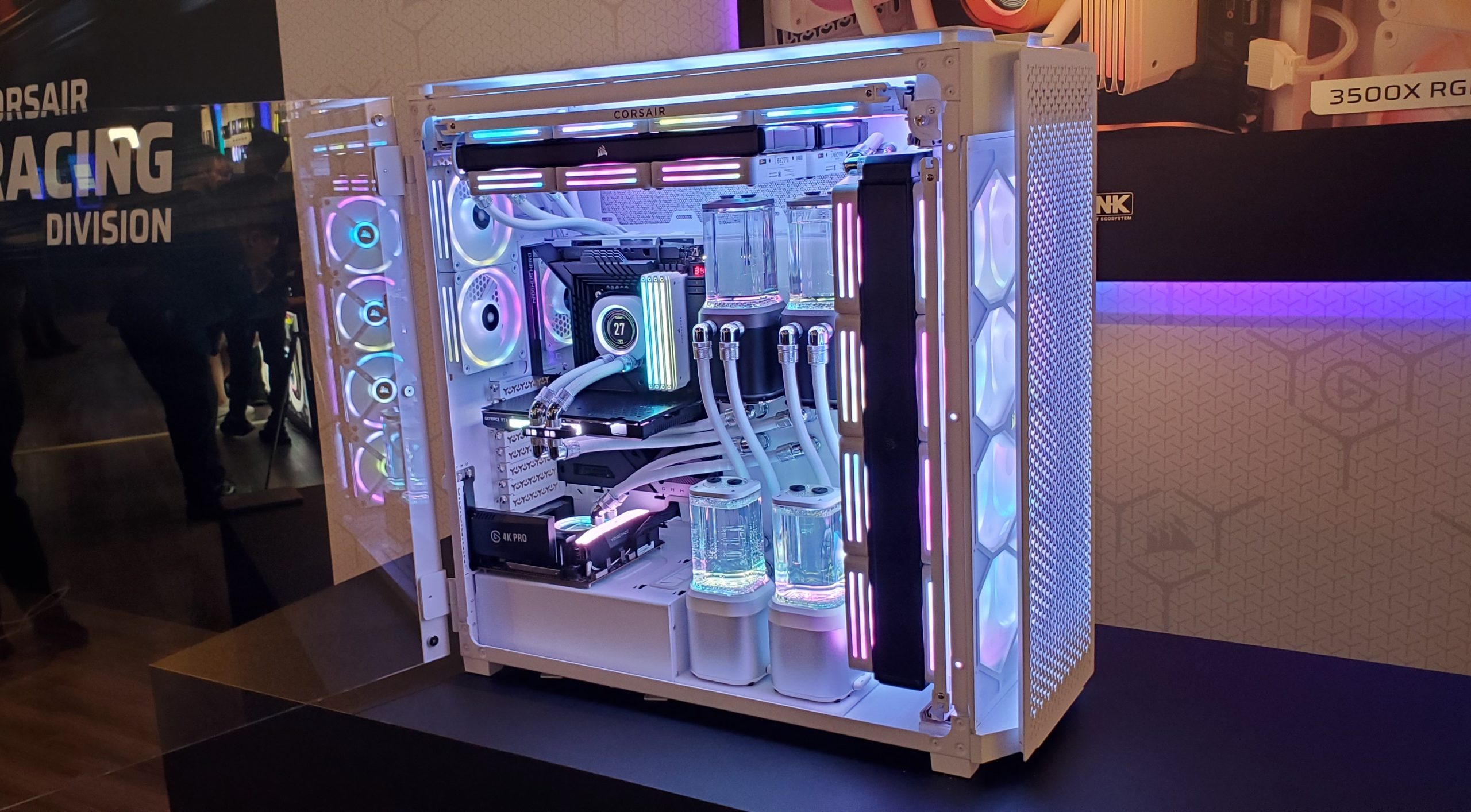 Corsair’s new cases at Computex include its biggest ever beast and a cut-price contender with full wrap-around glass