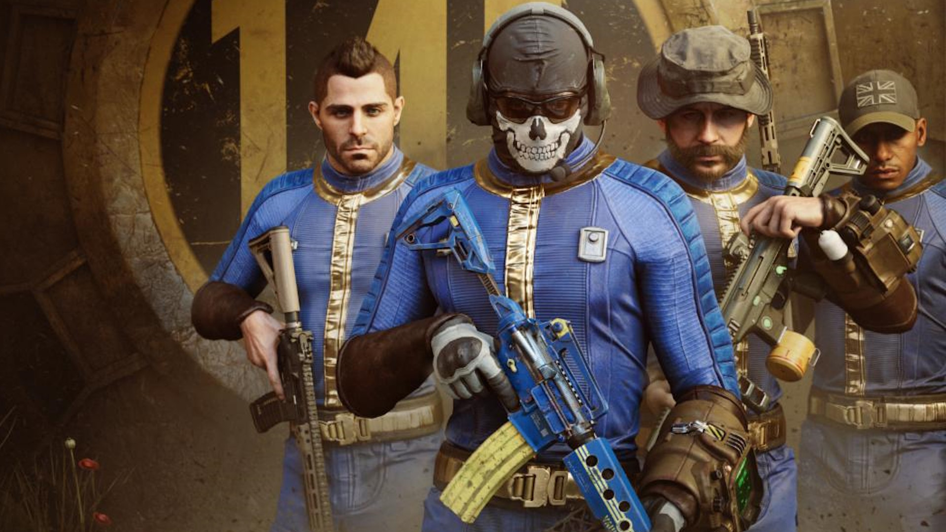 Call of Duty’s new Fallout crossover dresses up Price and the lads in stretchy blue jammies, and I’m sorry but it’s not a great look