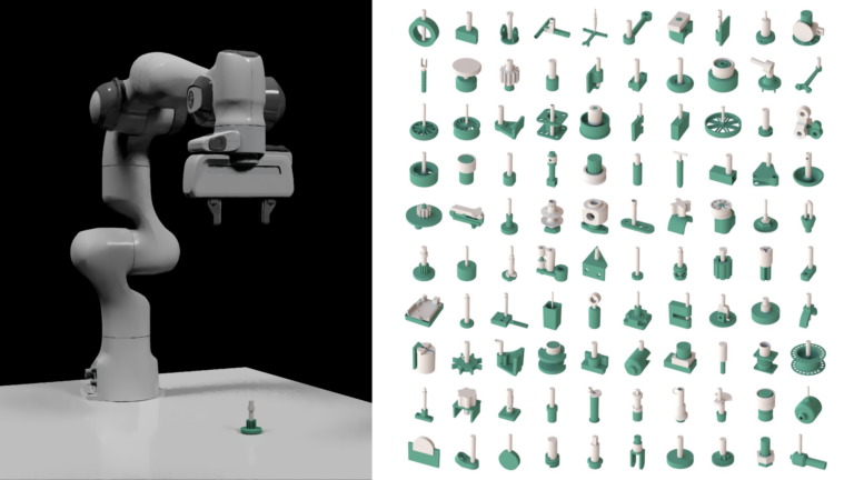 Training Sim-to-Real Transferable Robotic Assembly Skills over Diverse Geometries