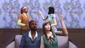 We made 5 types of polyamorous families with The Sims 4’s new romantic boundaries system and most of them actually work
