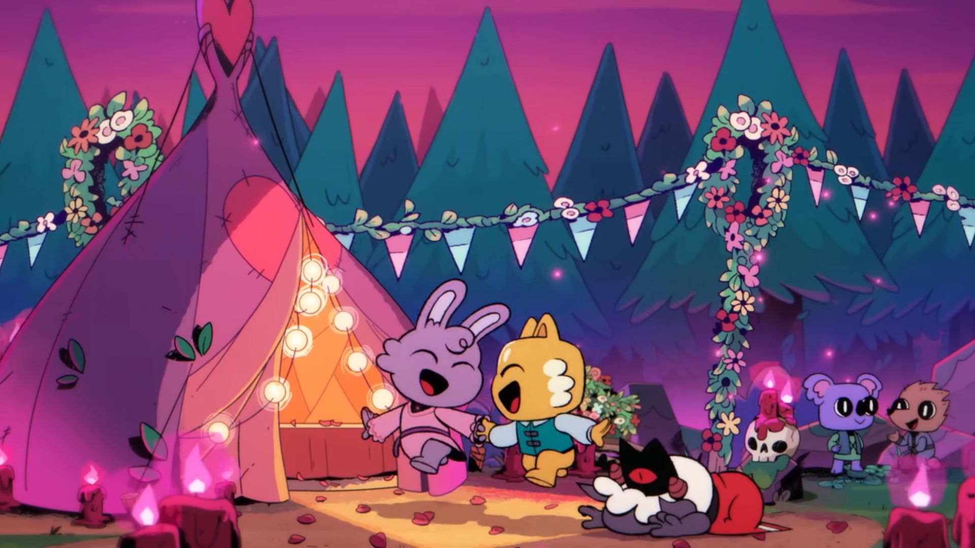 Cult of the Lamb built a replica of the Lamb’s temple and officiated two genuine weddings at PAX Australia