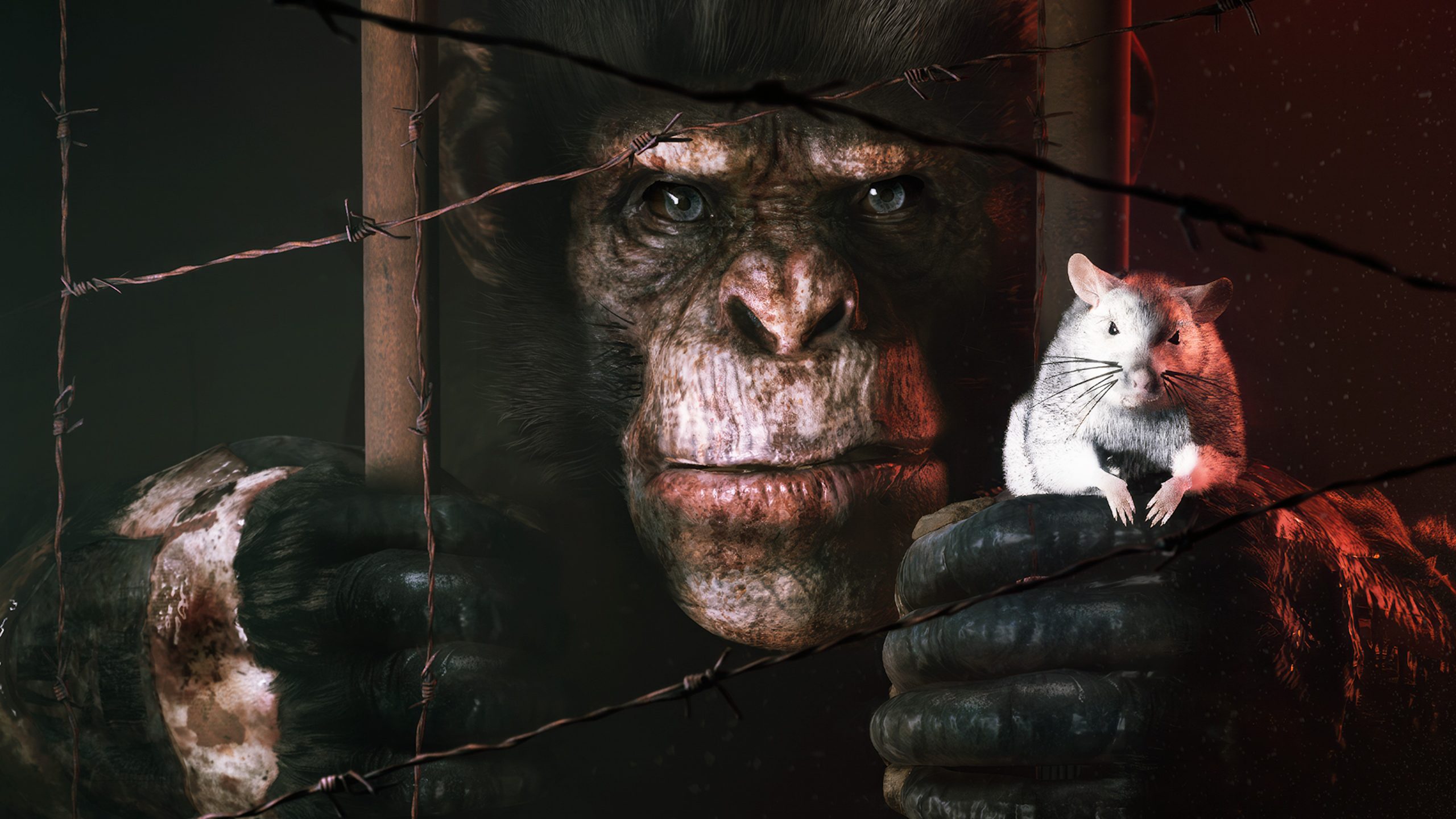 A super-smart chimp and a rat with a Tamagotchi on his ass leading a lab animal jailbreak: It’s not a Disney movie, it’s an upcoming first-person horror game