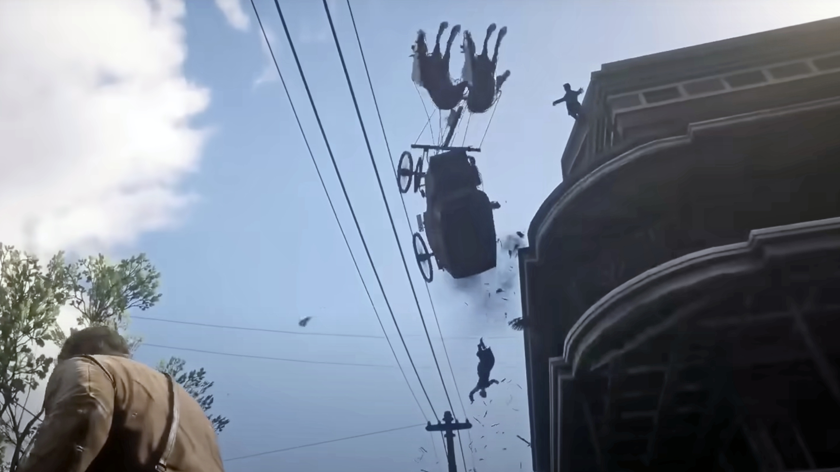 Red Dead Redemption 2 modded so wagons and horses travel at supersonic speeds—and the results are ludicrous