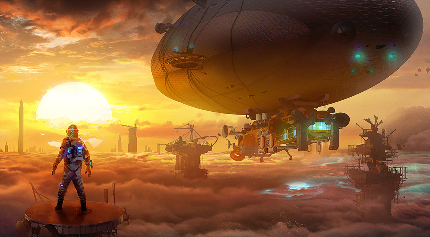 Take your friends airship scavenging and moth fishing above a ruined earth with the co-op update to Forever Skies