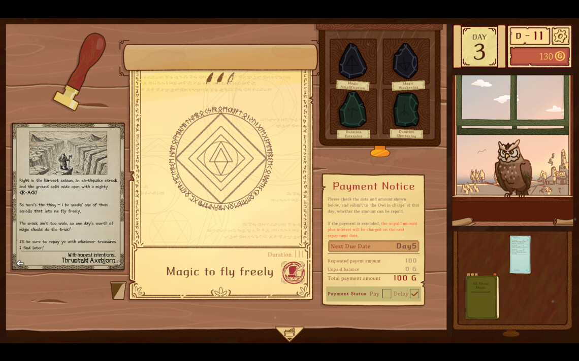 Try this cute freebie about crafting magical scrolls to pay your student loans