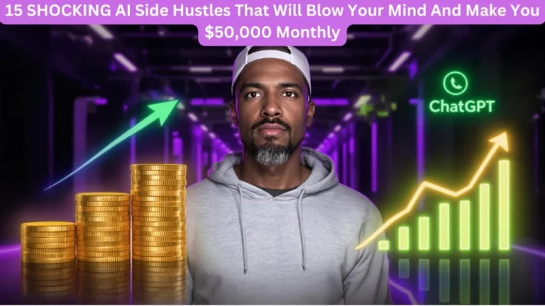 15 SHOCKING AI Side Hustles That Will Blow Your Mind And Make You $50,000 Monthly