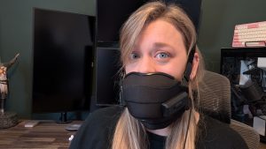 I put a $139 gamer muzzle on my loud husband to muffle his Rainbow Six shouting, but the quiet wasn’t worth the guilt