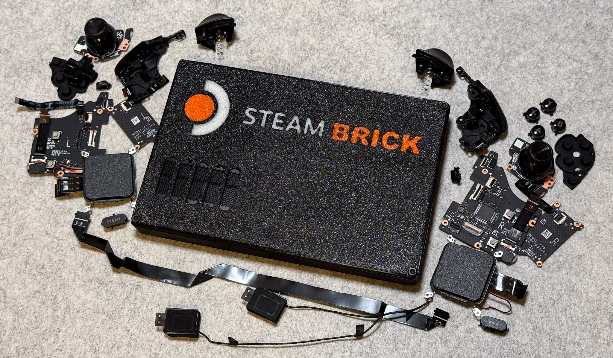 One mad modder has massacred the Steam Deck, folding it into a ‘Steam Brick’ with ‘no screen, no controller, and absolutely no sense’