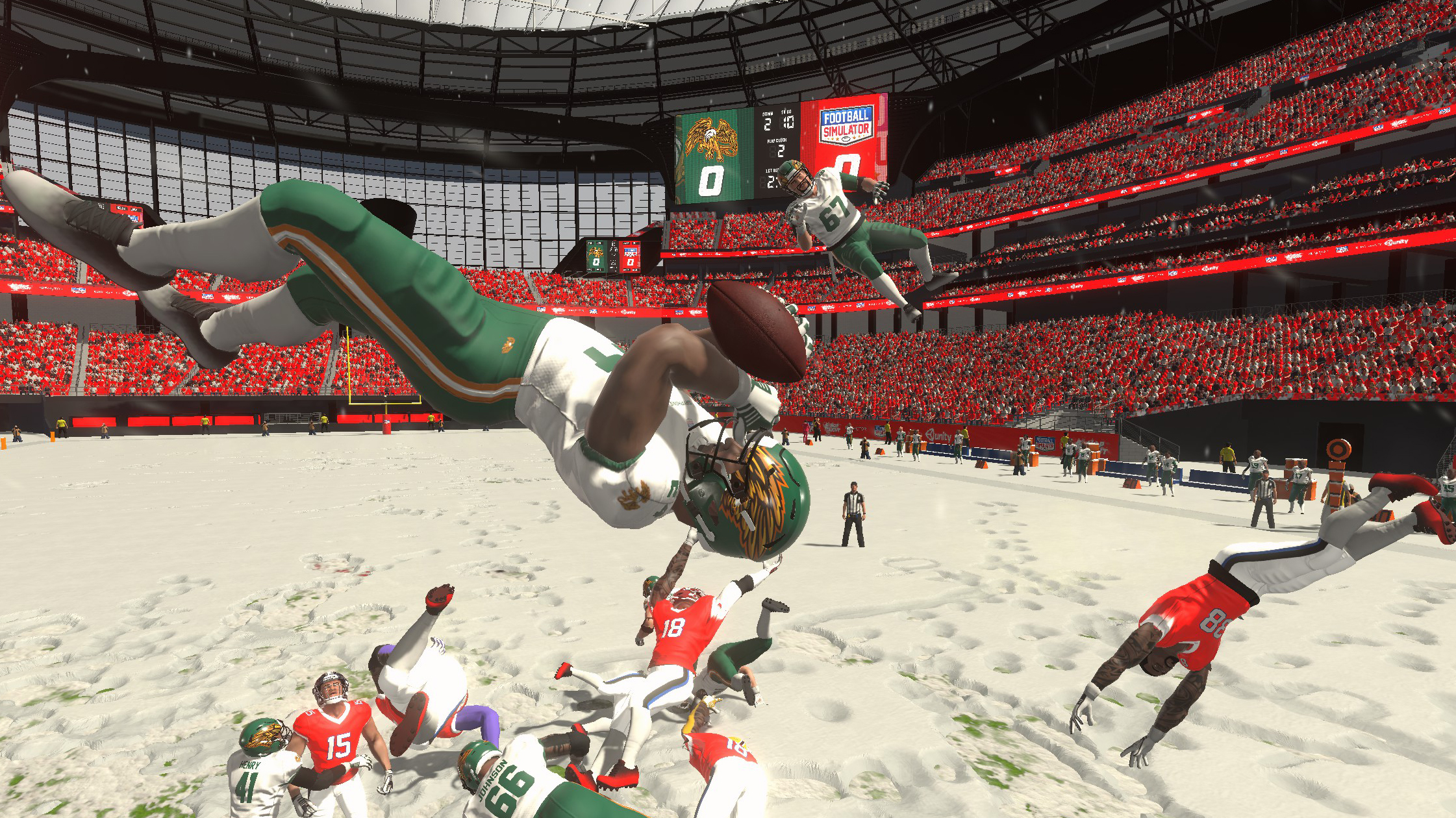 PC Gamer’s simulated Super Bowl 2025 live coverage: featuring Football Simulator’s ridiculous physics