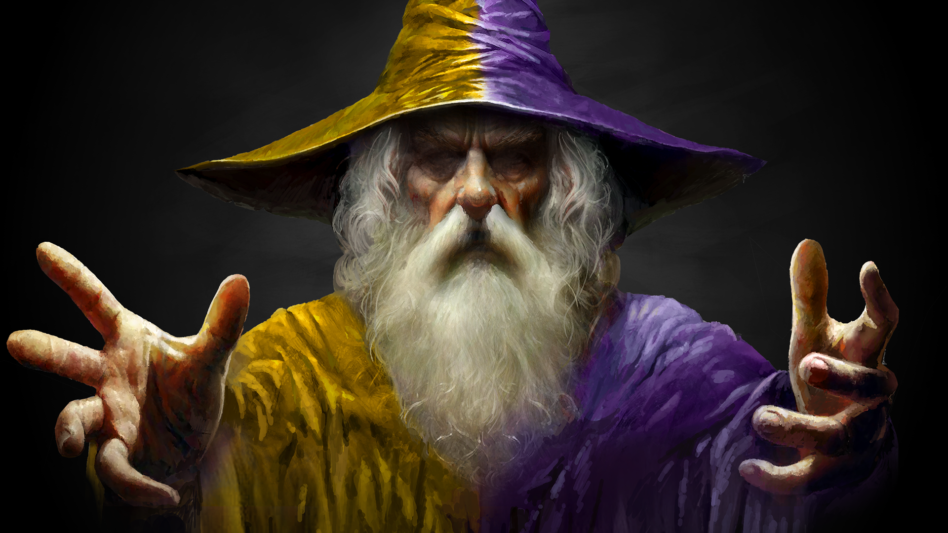 Play ‘co-op with yourself’ in this single-player puzzle game where you control two wizards, one with each hand