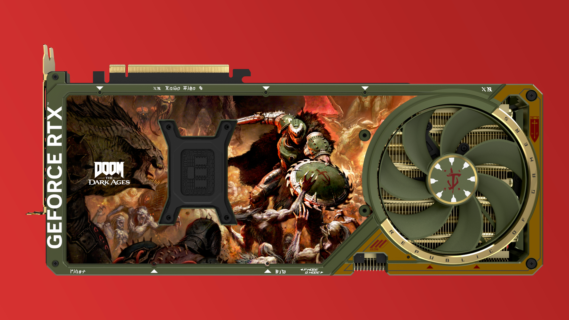This Doom-themed Asus RTX 5080 is here just in time for some medieval ripping and tearing in Doom: The Dark Ages