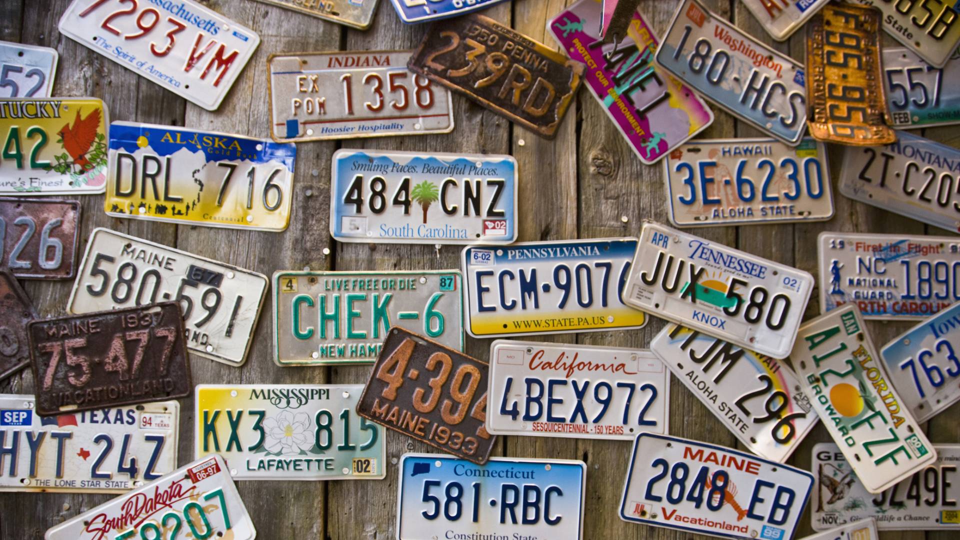 California is running out of license number combinations, making for wheelie quite a lot of cars