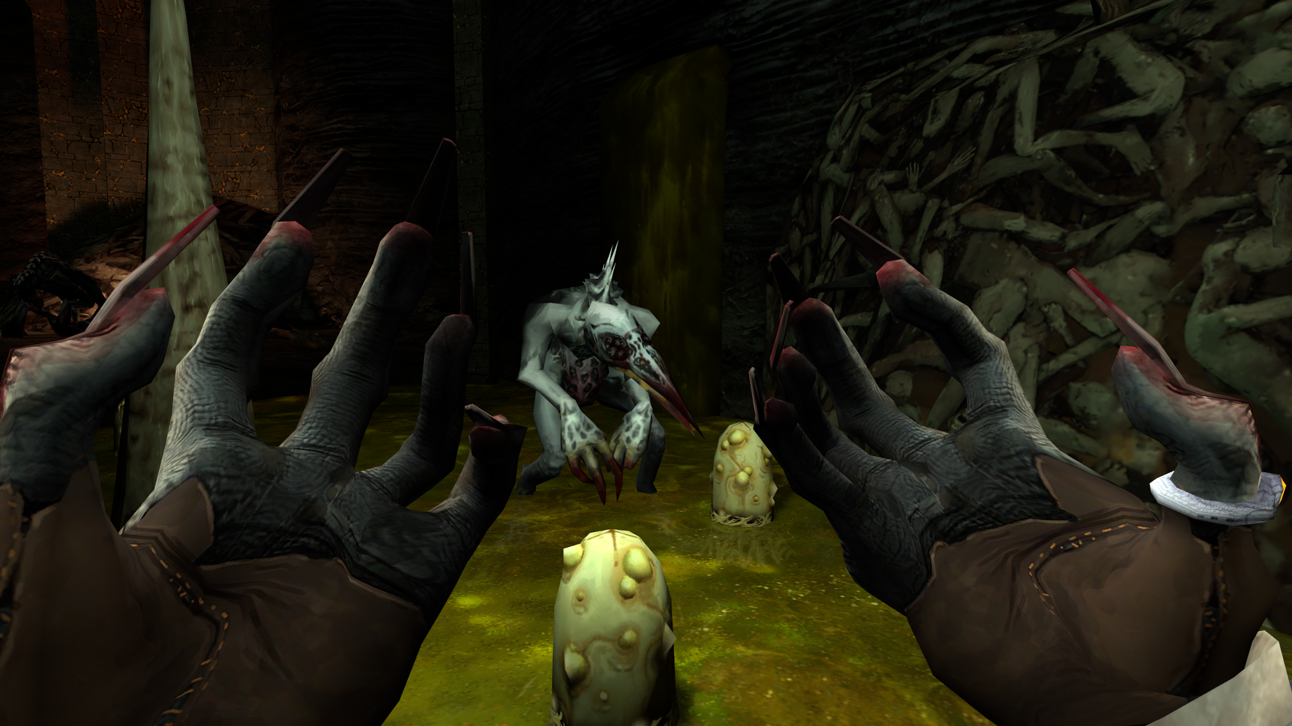 Gloomwood’s research update transforms it from Thief with guns into Dishonored with mutations, letting you inject dissected monster juice into yourself to gain their powers