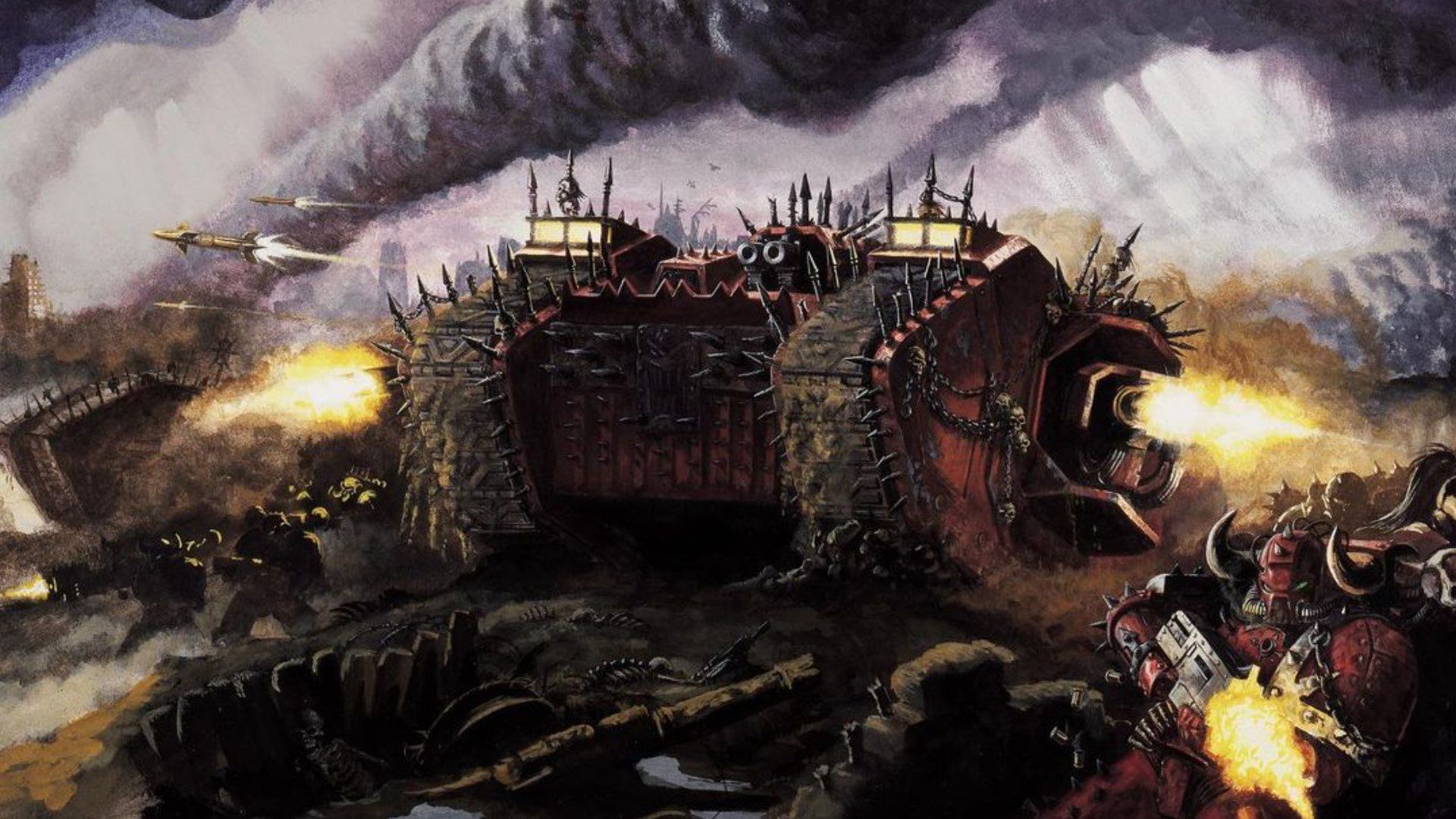 Games Workshop celebrates the birthday of its killer parallelogram, the Land Raider