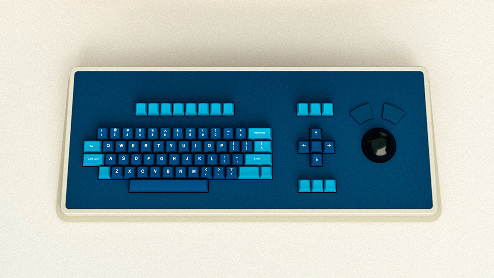 There’s no two ways about it—I love the Lumon blue, retro styling of this Severance-inspired keyboard