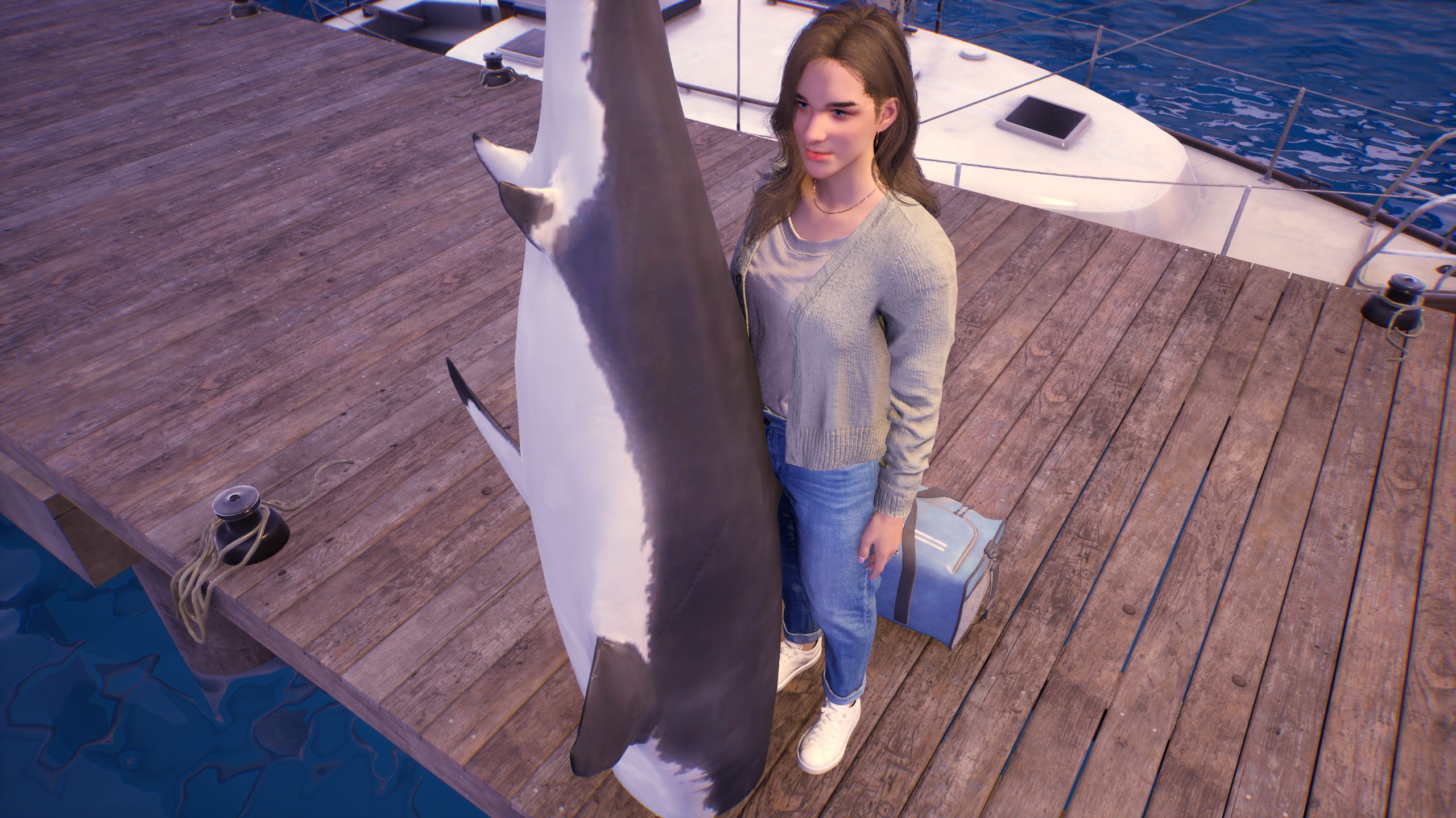 I’m losing my mind over Inzoi’s massive river sharks