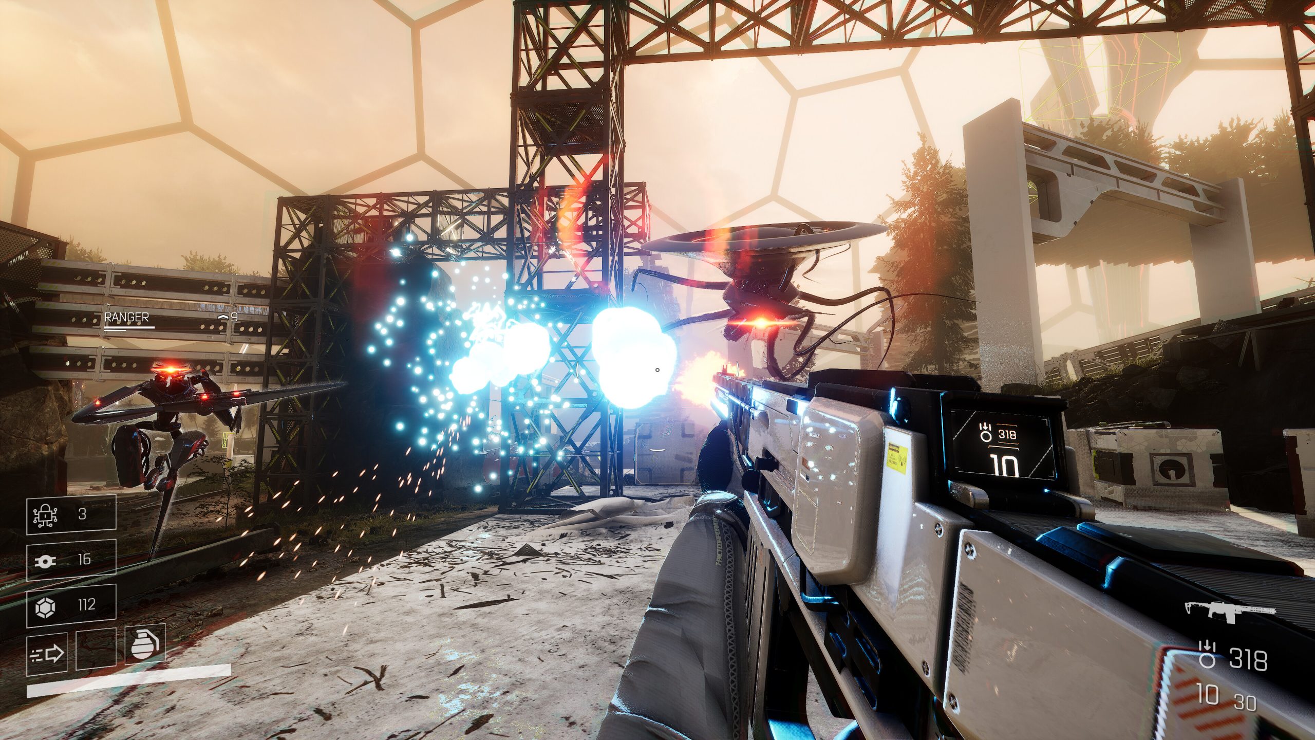 ‘Why just shoot your enemies when you can tear down the world around them?’ Battle an endless cycle of evil machines in this FPS that features ‘total environmental destruction’