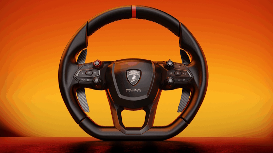MOZA releases replica Essenza SCV12 wheel , giving us poors a chance at going hands on with a Lamborghini